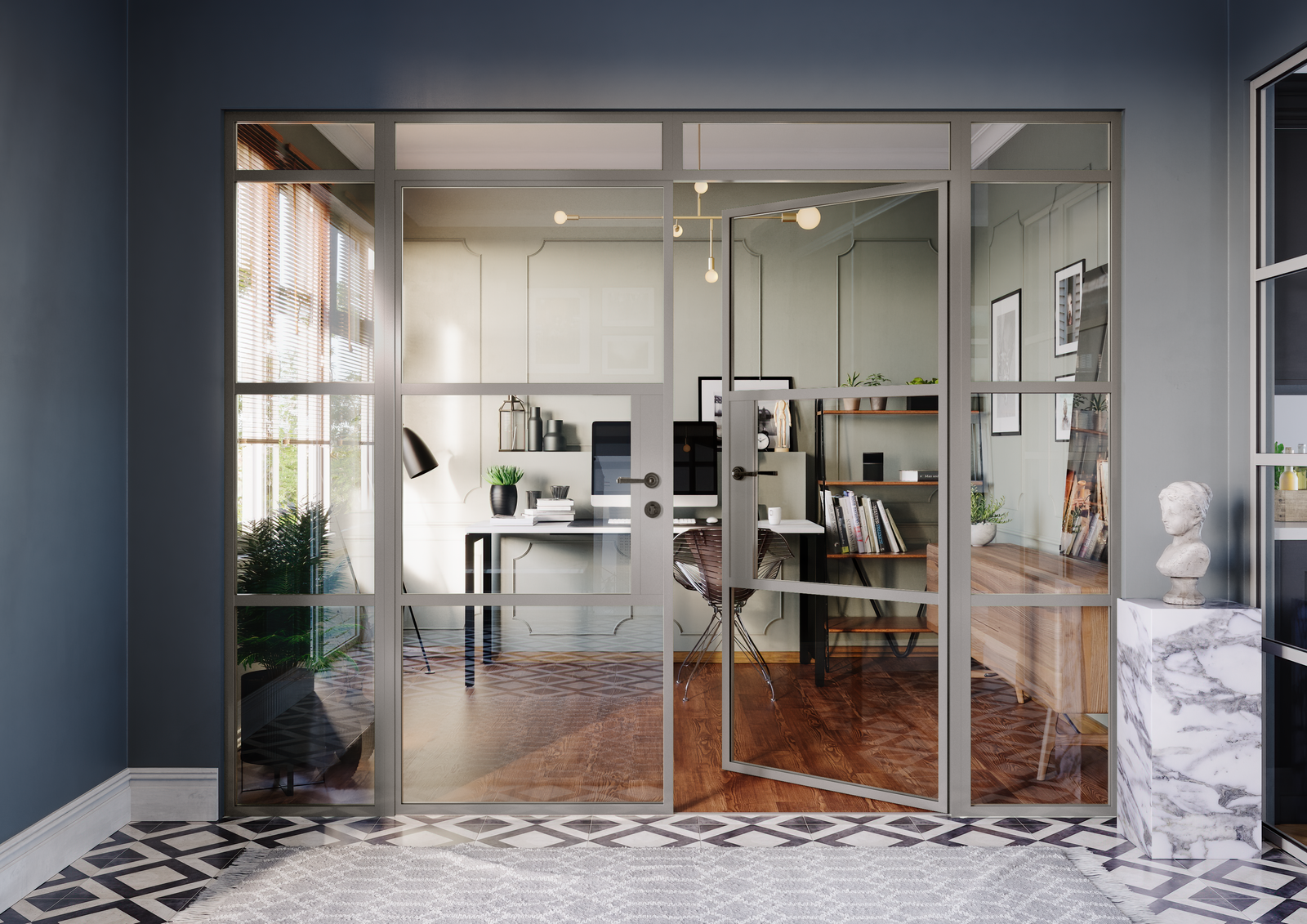 Origin Internal Doors | Sleek Aluminium Room Dividers