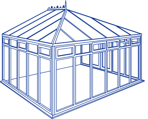 blueprint of victorian conservatory