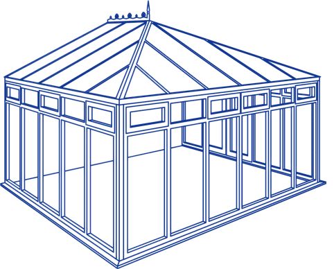 blueprint of victorian conservatory