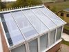 aerial view of conservatory with roof glass installed