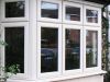 Windows on the front of a house