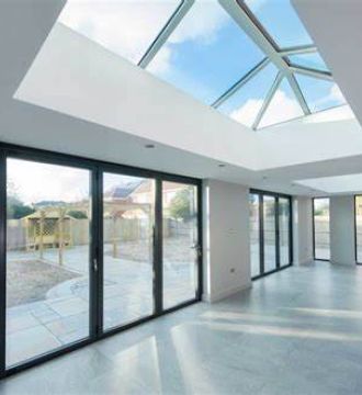 a skypod window on the roof of a house