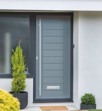 stylish modern aluminium door