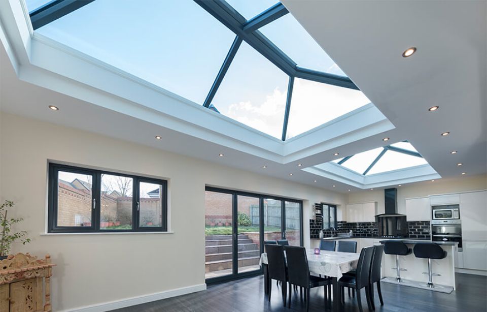 skypod windows on the roof of a house